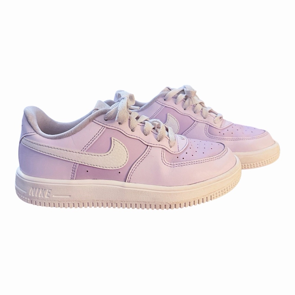 Nike Air Force 1 Low Big Kids GS Size 2.5 Shoes Light Violet Lilac Sail Sneakers